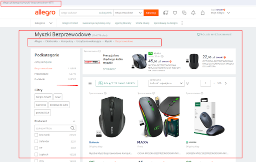 allegro web scraper