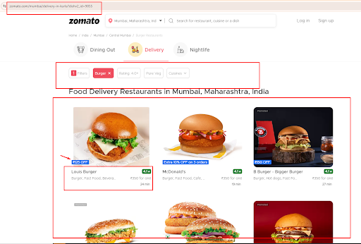 zomato scraper