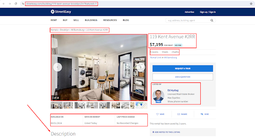 StreetEasy data scraper