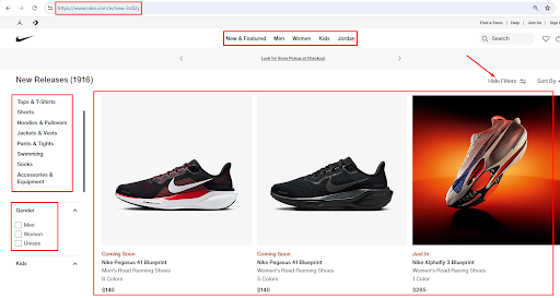 nike web scraper