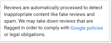 how to delete my review on google