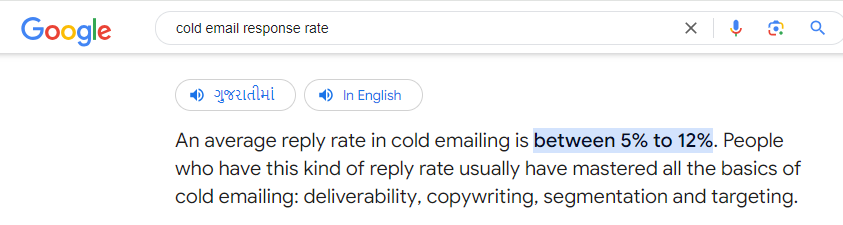 email respose