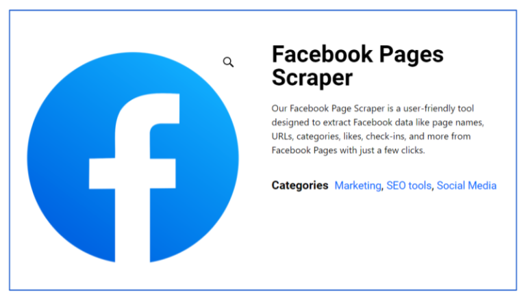 Facebook Page Scraper - Extract Data Easily[No Coding Needed]