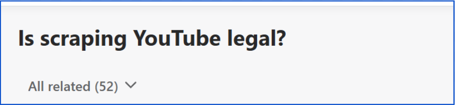 Is It Legal to Scrape YouTube Channel Data 1