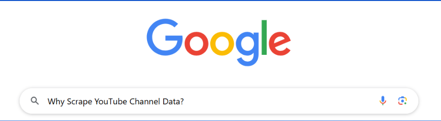 Why Scrape YouTube Channel Data