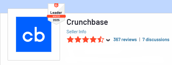 Crunchbase rating