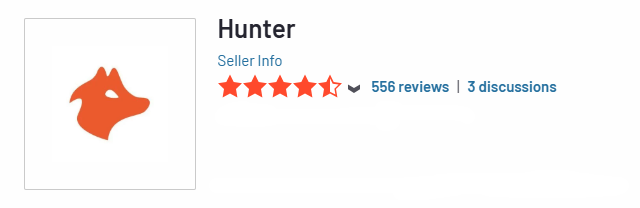 Hunter.io rating