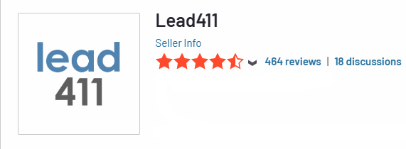 Lead411 rating