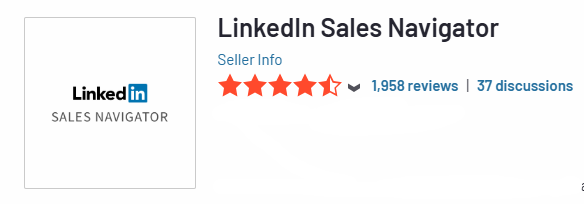 LinkedIn Sales Navigator rating