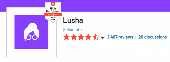 Lusha rating