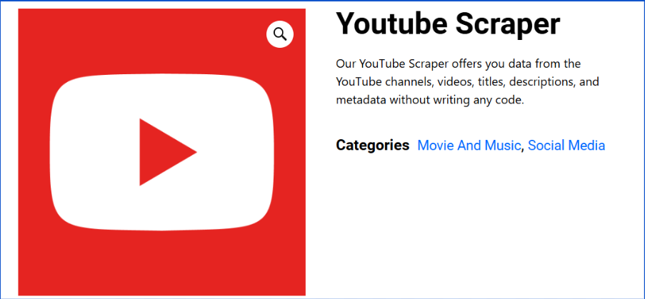 ScrapeLead’s free youtube scraper