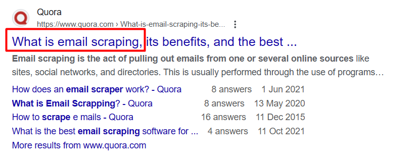 What is Email Scraping