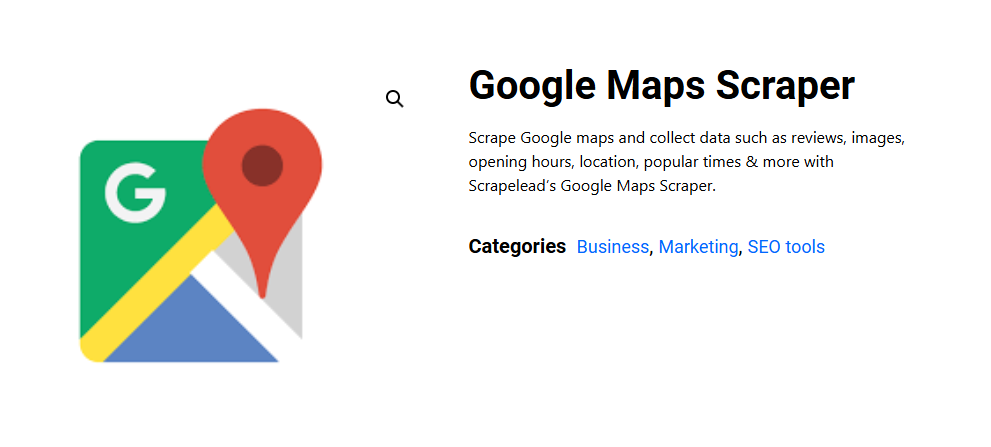 google maps scraper