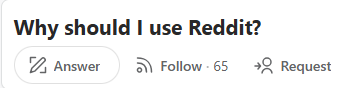 why should i use reddit