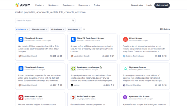 7 Best Real Estate Web Scraping Tools in 2025