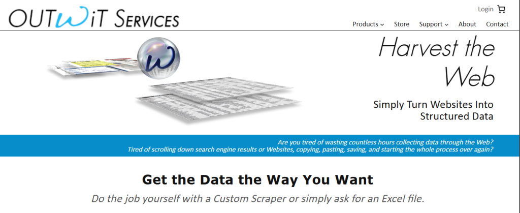 OutWit Hub amazon scraper