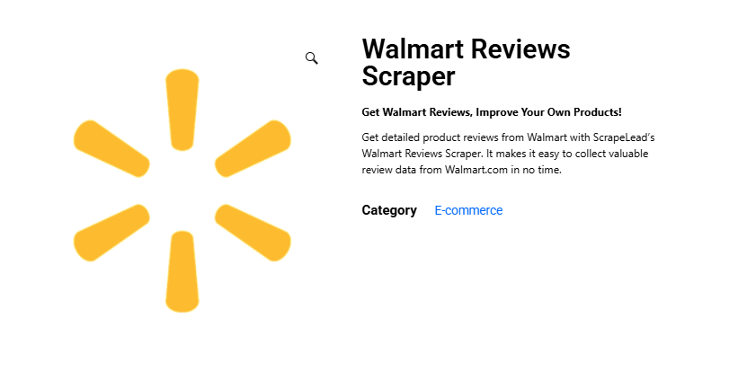 Walmart Reviews Scraper