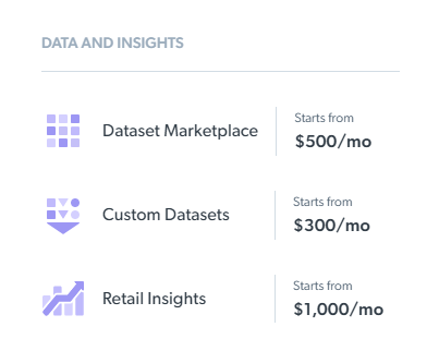 bright data pricing