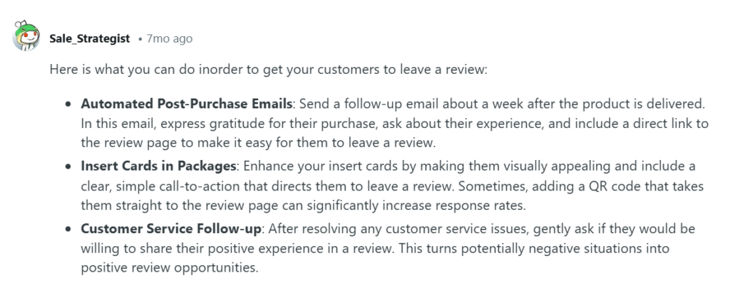 how to get your customers to leave a review