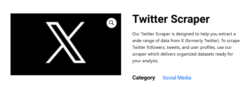 twitter scraper