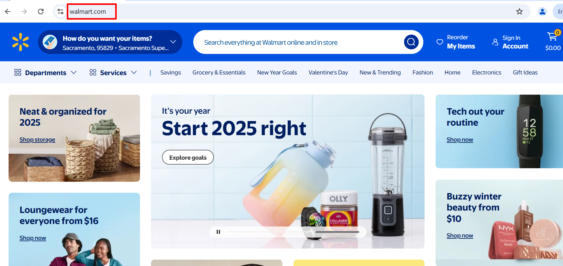 walmart.com homepage