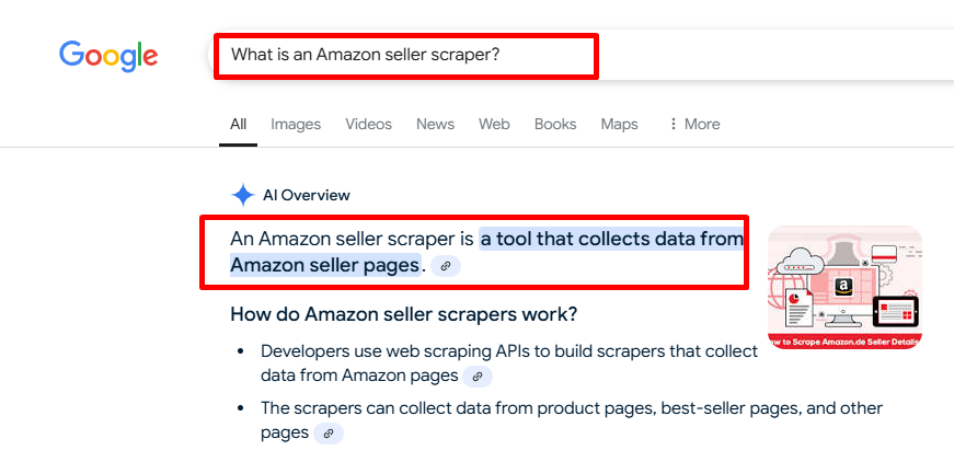 What is an Amazon seller scraper