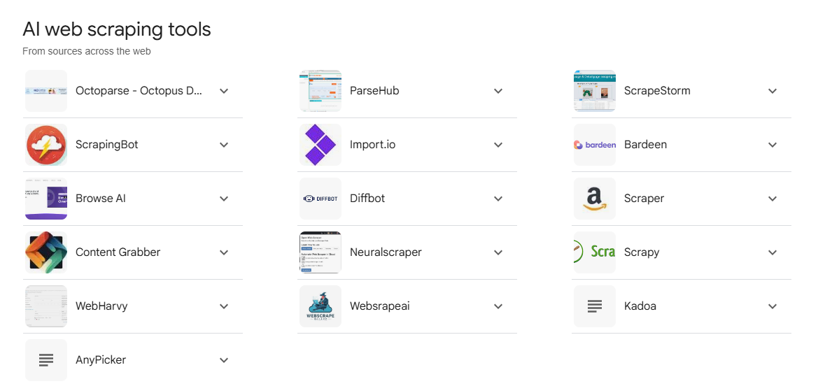 Comparing The Top 5 AI Web Scraping Tools of 2025