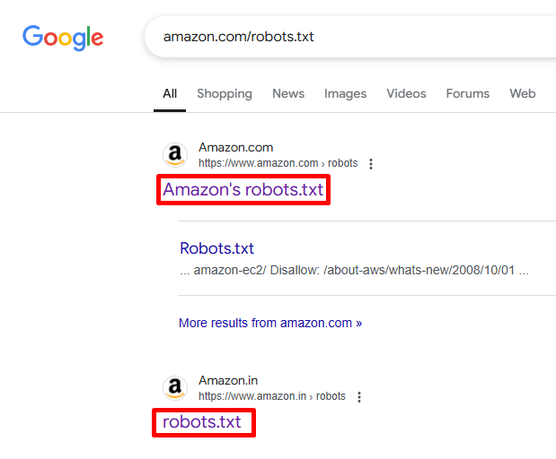 amazon robots txt