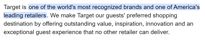 what is target