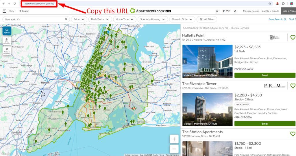 copy url