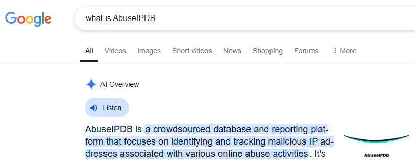 what is AbuseIPDB