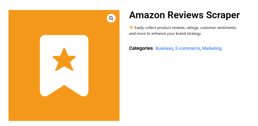 Amazon Reviews Scraper