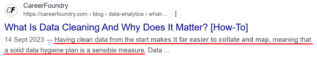 Data Hygiene