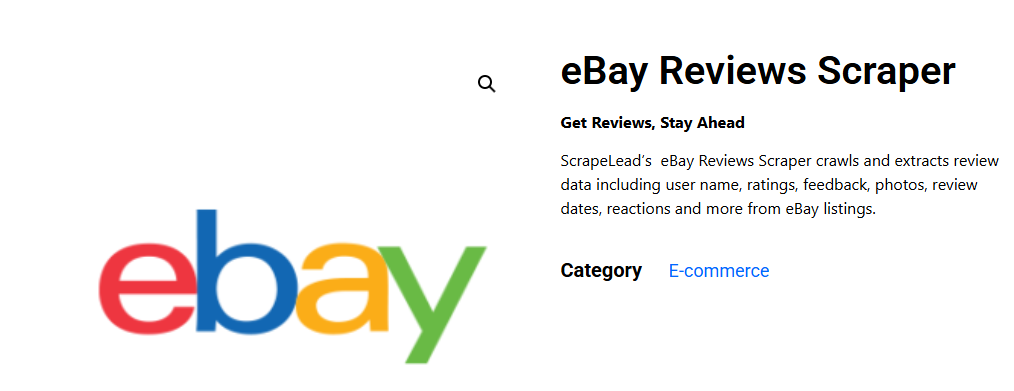 eBay Reviews Scraper